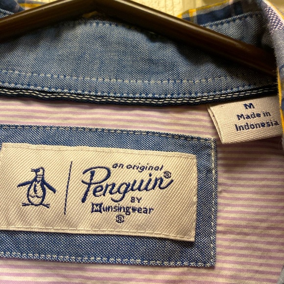 Original Penguin casual short sleeved buttoned down shirt. Perfect for summer. - Picture 6 of 9